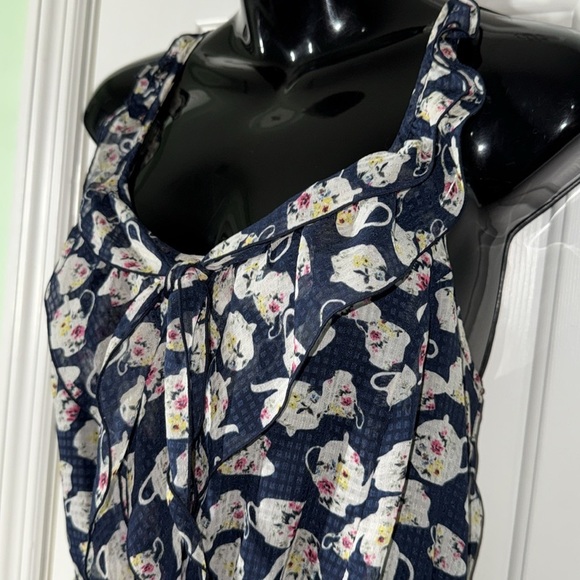 Disney by Lauren Conrad Alice In Wonderland Mad Tea Party Sundress Size Medium - Picture 4 of 8